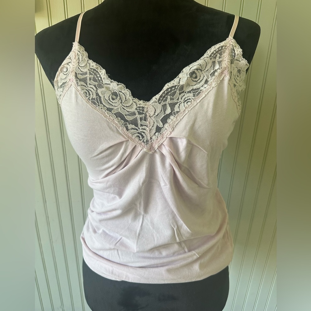 Lace trim cami